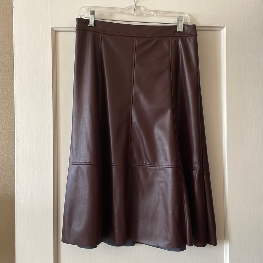 Banana Republic Vegan leather skirt